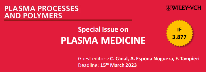 Special Issue Plasma Medicine