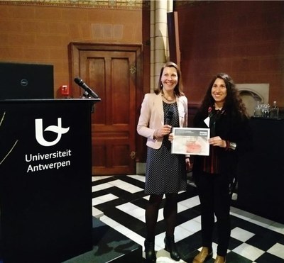 Ines Hamouda wins an Award for Best Poster Presentation at IWPCT 2019