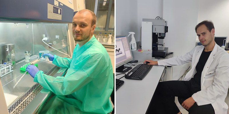 PlasmaMED welcomes Dr. Vladyslav Vivcharenco and PhD student Michal Fornal in their laboratories